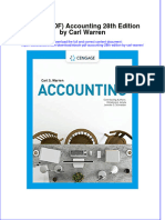 Instant Download Ebook PDF Accounting 28th Edition by Carl Warren PDF Scribd