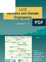 LU2 Genetic Engineering - Lecture 4