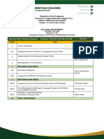 Language Prog and Pols - Outline