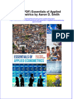 Instant Download Ebook PDF Essentials of Applied Econometrics by Aaron D Smith PDF Scribd