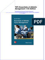 Instant Download Ebook PDF Essentials of Athletic Injury Management 11th Edition PDF Scribd