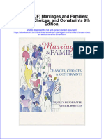 Full Download Ebook Ebook PDF Marriages and Families Changes Choices and Constraints 9th Edition PDF