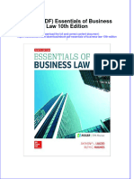 Instant Download Ebook PDF Essentials of Business Law 10th Edition PDF Scribd
