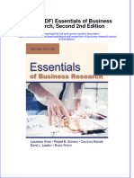 Instant Download Ebook PDF Essentials of Business Research Second 2nd Edition PDF Scribd
