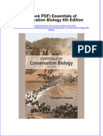Instant Download Ebook PDF Essentials of Conservation Biology 6th Edition PDF Scribd