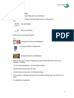 DaF A1 - Examples For Oral Examination