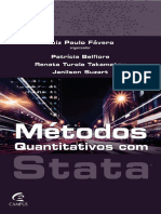 Métodos Quantitativos Com Stata - 1ª Edição - Luiz Paulo Fávero - 2014