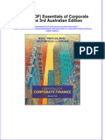 Instant Download Ebook PDF Essentials of Corporate Finance 3rd Australian Edition PDF Scribd