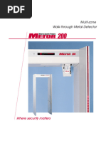 Walk-Through Metal Detector Multi-Zone - Damm Romita