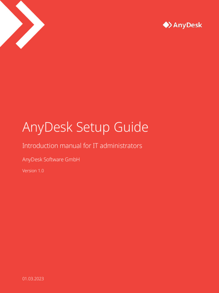 AnyDesk Setup Guide For Admins | PDF | Active Directory | Login