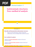 Force Method Indeterminate Structure