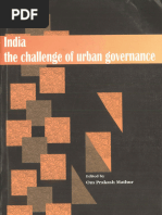 India The Challenge of Urban Governance