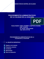 Procedimientos Adm. de La Calidad en La Aviación