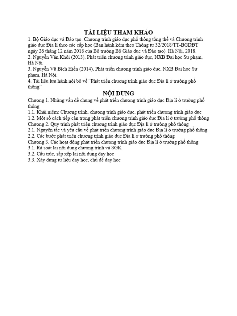 TÀI LIỆU THAM KHẢO | PDF