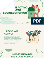 Presentación Reciclaje y Medio Ambiente Ilustrado Verde