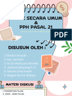 Pajak Secara Umum & PPH Pasal 21