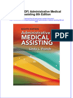 Instant Download Ebook PDF Administrative Medical Assisting 8th Edition PDF Scribd