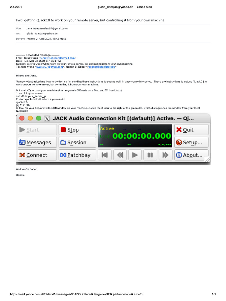 Qjackctl To Run From Server | PDF