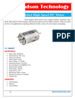 895 DC Motor Specifications and Details | PDF
