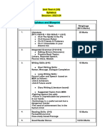 Class VII UT-4 Syllabus (2023-24)