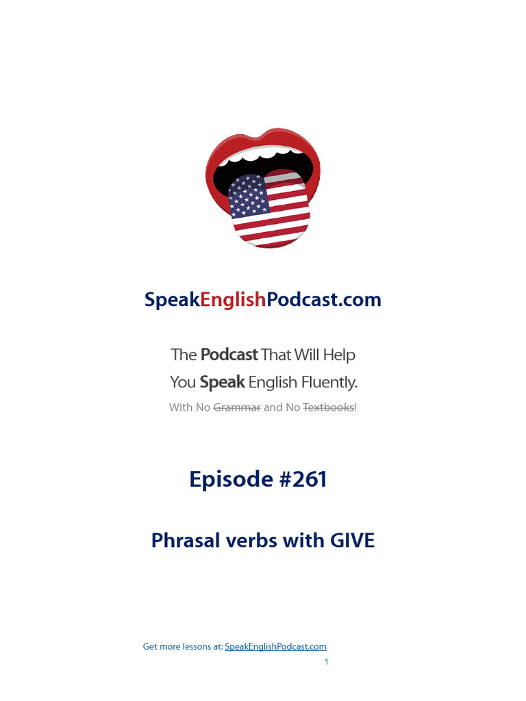 Phrasal Verbs with "Give" Explained | PDF | English Language