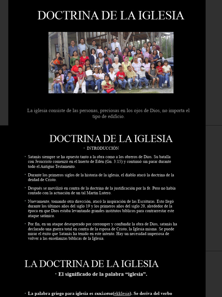 Doctrina de La Iglesia | PDF | Iglesia Católica | Iglesia cristiana