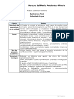 Examen Final Grupal Derecho Del Medio Ambiente y Mineria