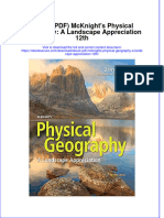 Full Download Ebook Ebook PDF Mcknights Physical Geography A Landscape Appreciation 12th PDF