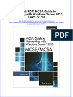 Full Download Ebook Ebook PDF Mcsa Guide To Networking With Windows Server 2016 Exam 70 741 PDF