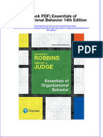 Instant Download Ebook PDF Essentials of Organizational Behavior 14th Edition PDF Scribd