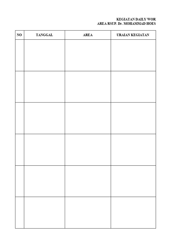 Form daily worker pdf