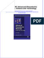 Instant Download Ebook PDF Advanced Piezoelectric Materials Science and Technology PDF Scribd