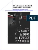 Instant Download Ebook PDF Advances in Sport and Exercise Psychology 4th Edition PDF Scribd
