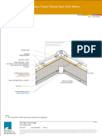 Mass Timber Pitched Roof With Rafters Ridge, INTELLO PLUS