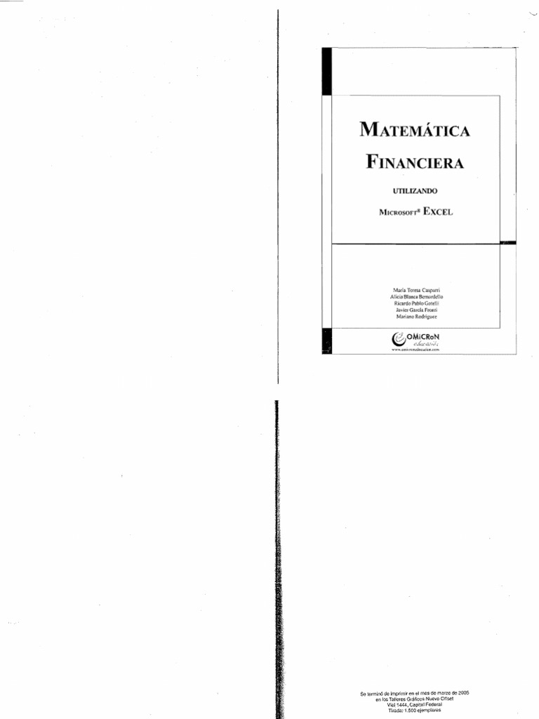 Matematica Financiera Utilizal 1l0 Micro | PDF | Interés | Dinero