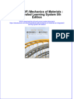 Full Download Ebook Ebook PDF Mechanics of Materials An Integrated Learning System 5th Edition PDF