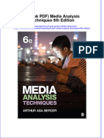 Full Download Ebook Ebook PDF Media Analysis Techniques 6th Edition PDF