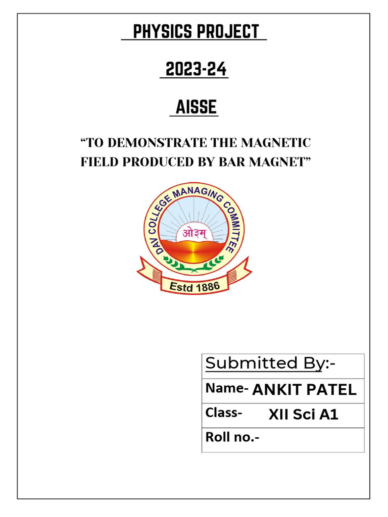 Physics Project Annual - PDF 20240107 115555 0000 | PDF | Magnetic ...