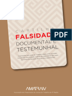 Cartilha Falsidade Documental e Testemunhal