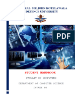 Student Handbook 2022 Intake 40
