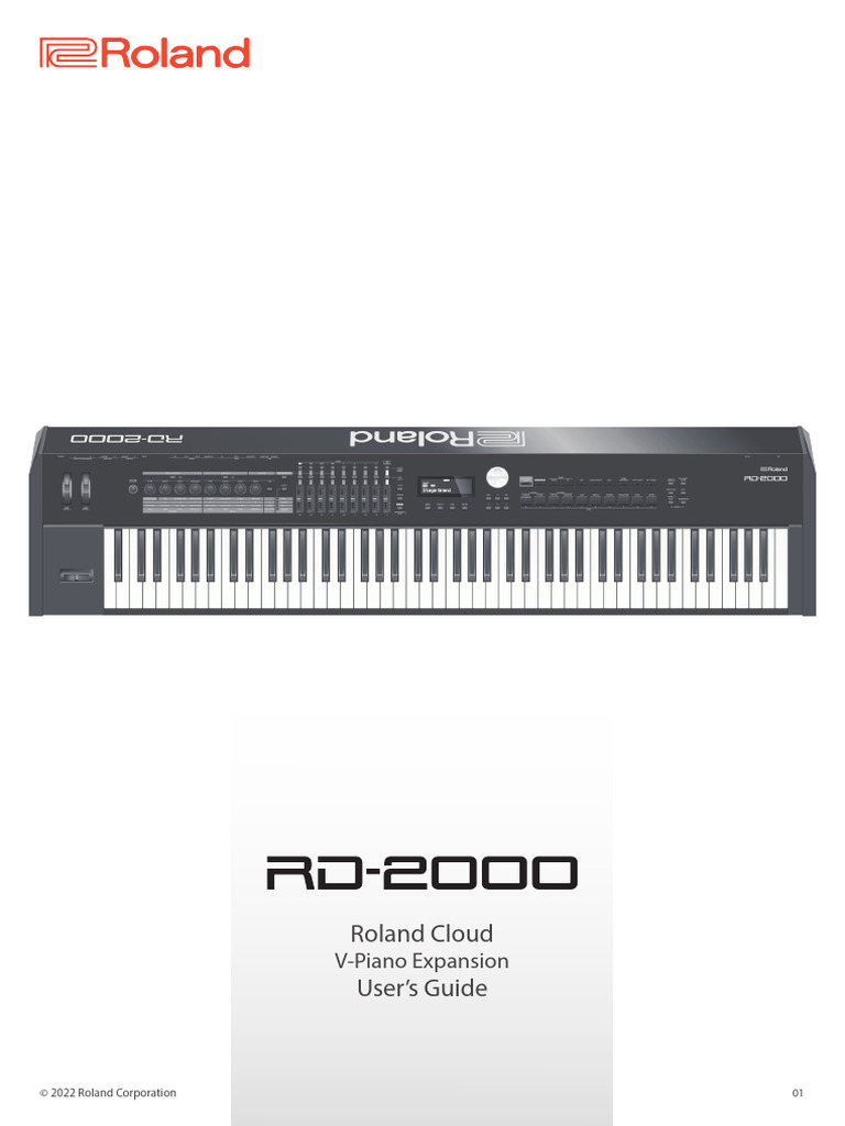 RD-2000 V-Piano Expansion Guide | PDF | Cloud Computing | Usb Flash Drive