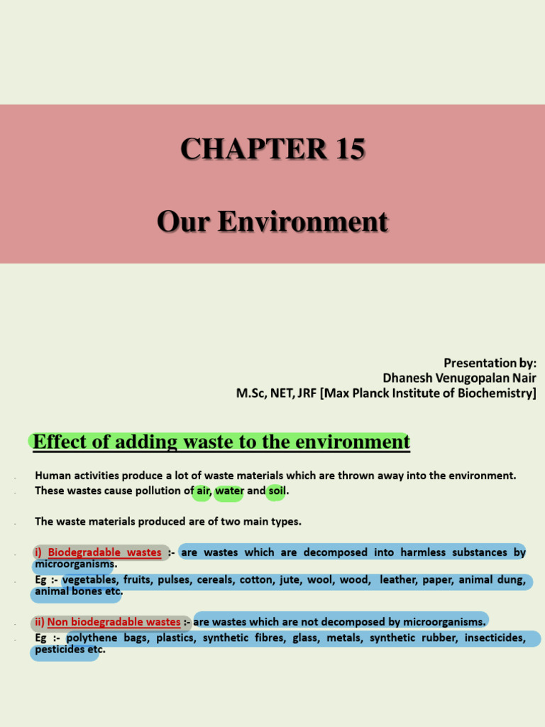 Environmental Impact of Waste Management | PDF | Chlorofluorocarbon ...