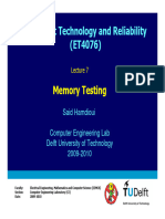 Module 8 Memory Testing