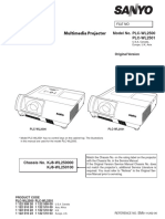 Sanyo PLC-WL2500 - SM