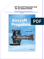 Instant Download Ebook PDF Aircraft Propulsion 2nd Edition by Saeed Farokhi PDF Scribd