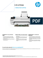 HP Designjet T125 24-In Printer HP Designjet T125 24-In Printer