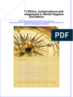 Instant Download Ebook PDF Ethics Jurisprudence and Practice Management in Dental Hygiene 3rd Edition PDF Scribd