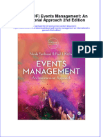 Instant Download Ebook PDF Events Management An International Approach 2nd Edition PDF Scribd