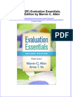 Instant Download Ebook PDF Evaluation Essentials Second Edition by Marvin C Alkin PDF Scribd