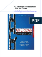 Ebook PDF American Corrections in Brief 3rd EditioInstant Download Ebook PDF American Corrections in Brief 3rd Edition PDF Scribd